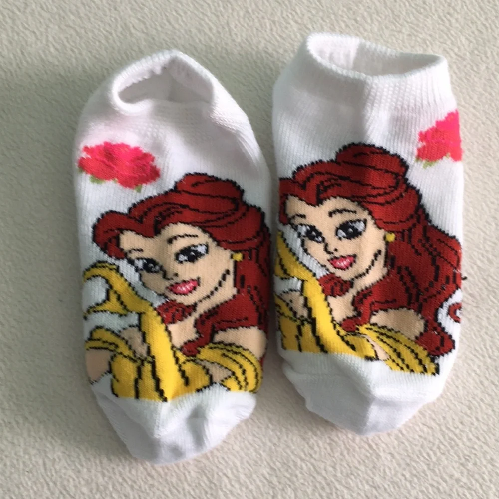 👑🌹New Disney Princess Belle Ankle Socks, Bundle and Save (see below) 🌹👑